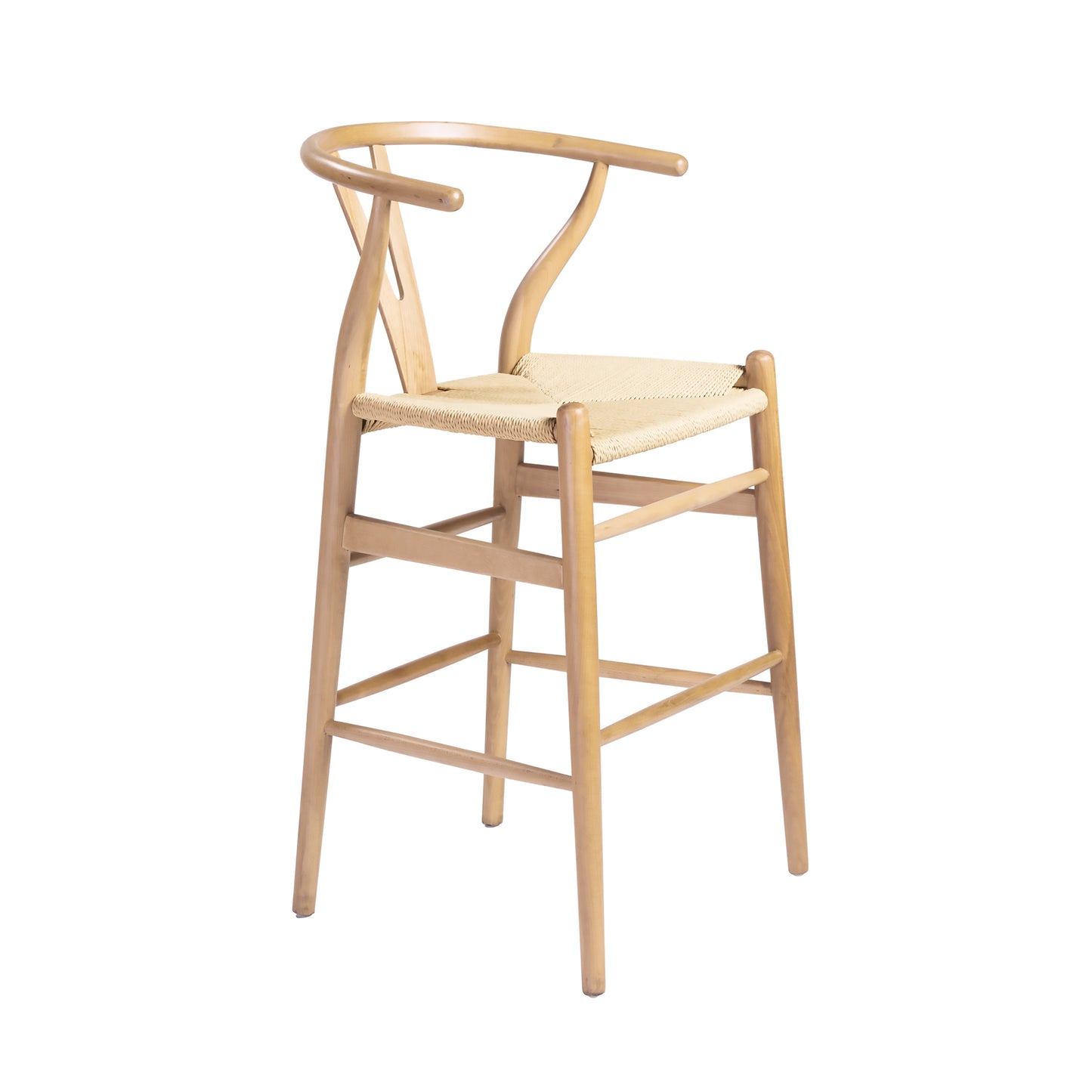 Evelina Counter Stool in Natural - Set of 1