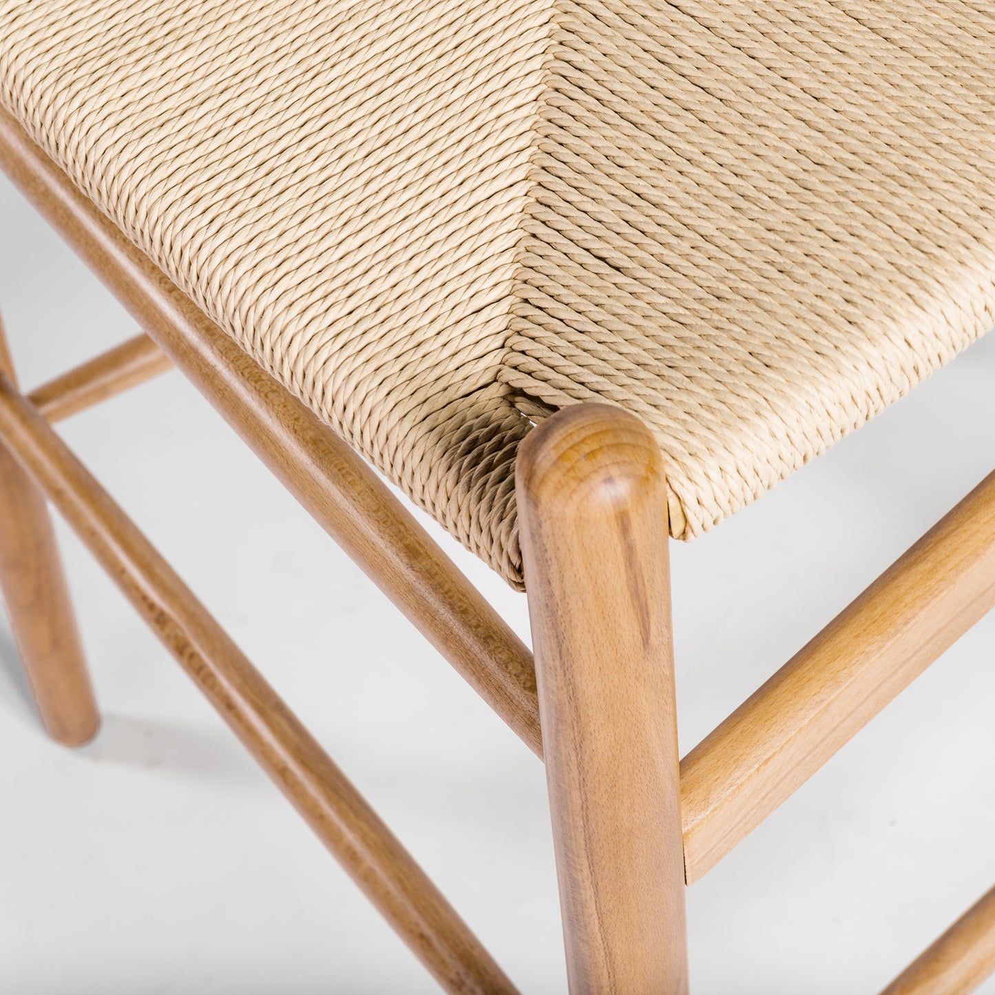 Evelina Counter Stool in Natural - Set of 1