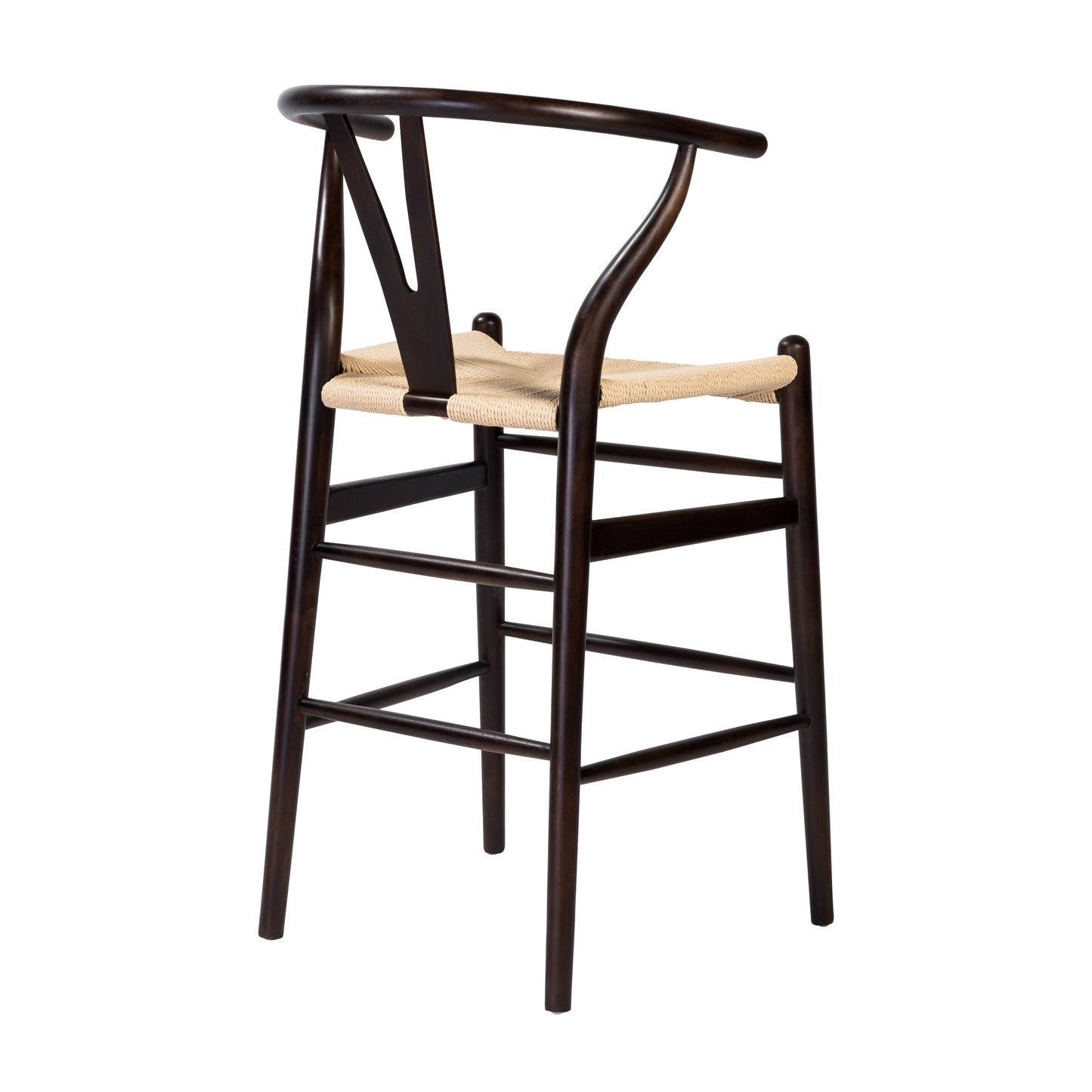 Evelina Counter Stool in Walnut - Set of 1
