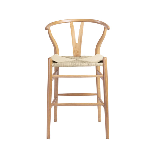 Evelina Counter Stool in Natural - Set of 1